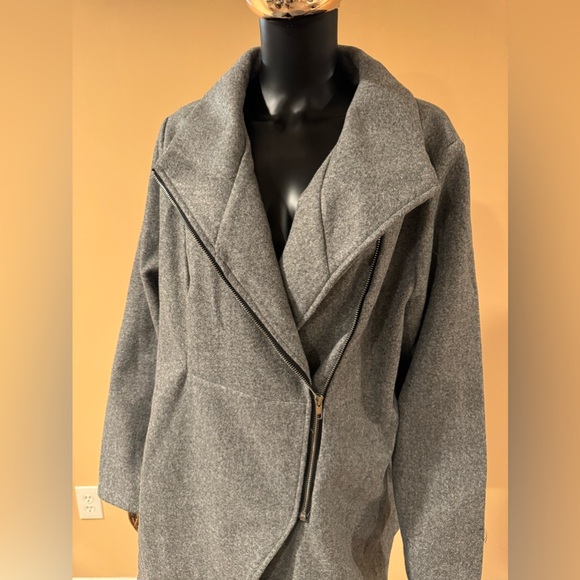 SHEIN CURVE | Plus Size Peacoat - Picture 3 of 6